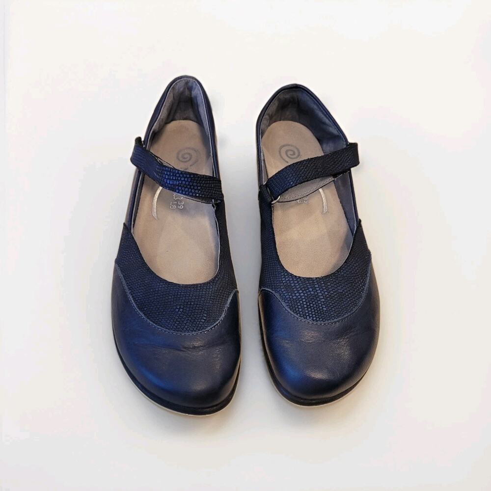 NAOT Blue Luga Mary Jane Shoes Size 39 US 8 to 8.5 Outdoor Comfort Preppy - Picture 2 of 13